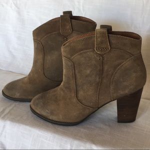 Suede Clark Booties